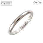 カルティエ Cartier 1895 クラシック #48 リング Pt 幅2mm プラチナ 指輪 Classic Ring 90310886