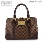 美品 ルイ ヴィトン LOUIS VUITTON ダミエ バークレー ハンド バッグ エベヌ N52000 ゴールド 金具 Berkeley 90311173
