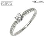 ティファニー TIFFANY&amp;Co. ハーモニー 10.5号 リング ダイヤ 0.26ct Pt プラチナ 指輪 Harmony Diamond Ring 90311485