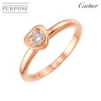 カルティエ Cartier ディアマンレジェ #47 リング ダイヤ K18 PG ピンクゴールド 750 ハート ダムール 指輪 Diamond Ring 90311598