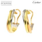 カルティエ Cartier 2C トリニティ イヤリング K18 YG PG WG 750 スリーゴールド 3カラー Trinity Earrings Clip-on 90312271