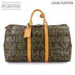  Louis Vuitton LOUIS VUITTON монограмма graph .ti ключ poru50 сумка "Boston bag" хаки M92196 Keepall 50 90312300