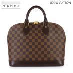 新品同様 ルイ ヴィトン LOUIS VUITTON ダミエ アルマ PM ハンド バッグ エベヌ N51131 ブラウン ゴールド 金具 Alma PM 90312327