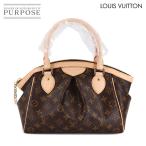 未使用 展示品 ルイ ヴィトン LOUIS VUITTON モノグラム ティボリ PM ハンド バッグ ブラウン M40143 ゴールド 金具 Tivoli PM 90313055