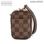 ルイ ヴィトン LOUIS VUITTON ダミエ エテュイ オカピ PM ポーチ エベヌ N61738 ゴールド 金具 Etui okapi 90313128
