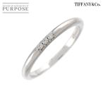 ティファニー TIFFANY&amp;Co. フォーエバー 12.5号 リング 幅2mm ダイヤ Pt プラチナ 指輪 Forever Diamond Ring 90313178