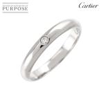 カルティエ Cartier 1895 クラシック #46 リング ダイヤ 1P Pt 幅2.6mm プラチナ 指輪 Classic Ring 90313218