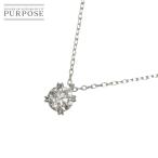 ショッピングダイヤ ダイヤ 0.30ct/0.26ct ネックレス 45cm Pt プラチナ Diamond Necklace 90313257