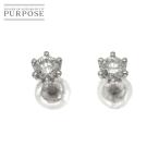 ショッピングPT ダイヤ 0.21ct/0.21ct ピアス Pt プラチナ Diamond Earrings Pierced 90313523