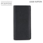 ルイ ヴィトン LOUIS VUITTON タイガ ポルトフォイユ ブラザ 二つ折り 長財布 レザー ノワール M30501 Brazza Wallet 90313900
