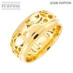 ルイヴィトン LOUIS VUITTON プティット バーグ バンドー モノグラム レジーユ #51 リング K18 YG イエローゴールド 750 Ring 90313925