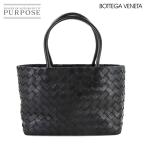 未使用 展示品 ボッテガ ヴェネタ BOTTEGA VENETA イントレチャート トート バッグ レザー ブラック 600887 Intrecciato Bag 90313981