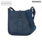 未使用 展示品 エルメス HERMES エブリン アマゾン TPM ショルダー バッグ トリヨンクレマンス ブルーネイビー B刻印 90314144