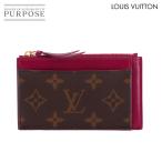 未使用 展示品 ルイ ヴィトン LOUIS VUITTON モノグラム ポルトカルト ジップ カードケース コインケース フューシャ M67889 90314479