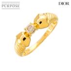 ショッピングdior ディオール Dior 8号 リング ダイヤ K18 YG イエローゴールド 750 指輪 Diamond Ring 90314632