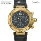 カルティエ Cartier パシャ シータイマー クロノグラフ W3030017 メンズ 腕時計 デイト K18YG 自動巻き Pasha Seatimer 90315245