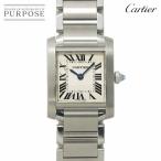 カルティエ Cartier タンクフランセーズSM W51008Q3 レディース 腕時計 アイボリー クォーツ ウォッチ Tank Francaise 90315917