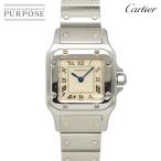 カルティエ Cartier サントスガルベ SM W20024D6 レディース 腕時計 アイボリー クォーツ ウォッチ Santos Galbee 90317058