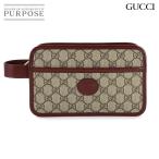  не использовался выставленный товар Gucci GUCCI Inter locking G сцепление ручная сумочка GGs шкив m кожа бежевый бордо 625764 90317855