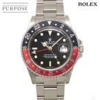 ロレックス ROLEX GMTマスターII 16710 A番 赤黒ベゼル メンズ 腕時計 デイト ブラック オートマ 自動巻き ウォッチ GMT Master 90319064