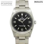 ロレックス ROLEX エクスプローラー1 14270 P番 メンズ 腕時計 ブラック オートマ 自動巻き ウォッチ Explorer 1 90319075