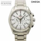 オメガ OMEGA シーマスター アクアテラ クロノグラフ 231 10 44 50 04 001 メンズ 腕時計 デイト ホワイト 自動巻き Seamaster 90323460