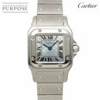 カルティエ Cartier サントスガルベSM W20064D6 レディース 腕時計 ヨーロッパ限定 アイスブルー クォーツ Santos Galbee 90323742