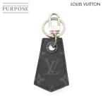  как новый Louis Vuitton LOUIS VUITTON монограмма Eclipse брелок для ключа Anne автомобиль peMP1795 кольцо для ключей серебряный металлические принадлежности 90323930