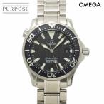 オメガ OMEGA シーマスター300 2262 50 ボーイズ 腕時計 デイト ブラック クォーツ ウォッチ Seamaster 90327950