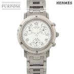 エルメス HERMES クリッパー クロノグラフ CL1.310 ヴィンテージ レディース 腕時計 デイト クォーツ Clipper 90328108