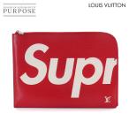  прекрасный товар небольшая сумочка Jules GM Louis Vuitton LOUIS VUITTON Supreme epi клатч красный белый M67722 90329287