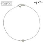  Agete agete diamond 0.03ct браслет 16.5cm K18 WG белое золото 750 Diamond Bracelet 90330470