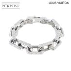  как новый Louis Vuitton LOUIS VUITTON браслет цепь монограмма M серебряный M00308 Monogram Chain Bracelet 90332351