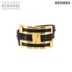  Hermes HERMESpsps браслет bok шарф черный Gold металлические принадлежности аксессуары Pousse Pousse Bracelet 90332395