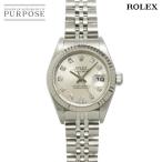 ロレックス ROLEX デイトジャスト 79174G P番 レディース 腕時計 10P ダイヤ シルバー K18WG オートマ 自動巻き Datejust 90334701