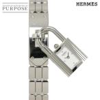 エルメス HERMES ケリーウォッチ KE4 110 レディース 腕時計 ホワイト クォーツ ウォッチ カデナ Kelly Watch 90334854