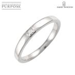 �n���[�E�B���X�g�� HARRY WINSTON �v�����Z�X�J�b�g 18�� �����O �_�C�� Pt �v���`�i �w�� Diamond Ring 90337194