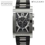 ブルガリ BVLGARI レッタンゴロ クロノグラフ RTC49S メンズ 腕時計