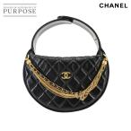  не использовался выставленный товар Chanel CHANEL matelasse ручная сумочка кожа черный Gold металлические принадлежности Vintage Hand bag 90345178
