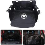 車用 リアカーゴカバー ペットマット トランクパピー 防水 高耐久 滑り止めリアマットシートカバー 対応車種 ジープ ラングラー Jeep Wrangler JK 2007-2017/JL