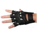 スタッズ フィンガーレス グローブ ダンス パフォーマンス 手袋 衣装