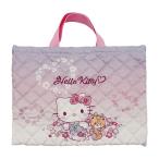  Hello Kitty стеганый сумка для занятий розовый QKT8-2281 новый входить . канцелярские принадлежности [M рейс 1/1]