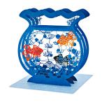  поздравительная открытка summer Laser cut круглый аквариум рисунок 387461 [M рейс 1/4]