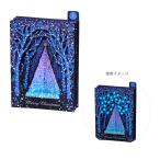 クリスマスカード　ライト＆メロディー　立体　青いイルミネーション柄　244180　[M便 1/1]