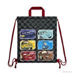 ショッピングナップサック ディズニー　カーズ　キルトナップサック　クロ　D7287BK-1　[M便 1/1]