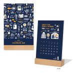 eric neon color　2025年　卓上カレンダー　NK4112　[M便 1/2]