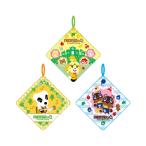 あつまれどうぶつの森　ループタオル　3枚組　のんびりライフ柄　[No.4505004300]　新入学文具　[M便 1/1]