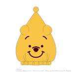  Disney Винни Пух варьете колпак fa колено колпак Pooh рисунок [No.2125018800] [M рейс 1/1]
