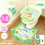  Tonari no Totoro комплект ковриков для туалета 3 пункт бумага держатель зеленый мульти- type мойка сиденье для унитаза * стандартный сиденье для унитаза двоякое применение крышка покрытие Ghibli senko-.... желудь зеленый 