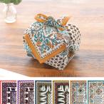 ショッピングバンダナ バンダナ  ハンカチ コットン プリント 52cm x 52cm お弁当包み インド綿